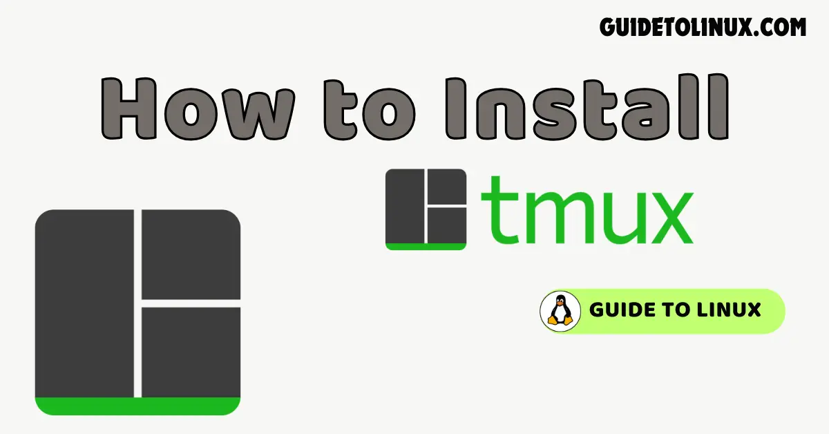 How to Install tmux