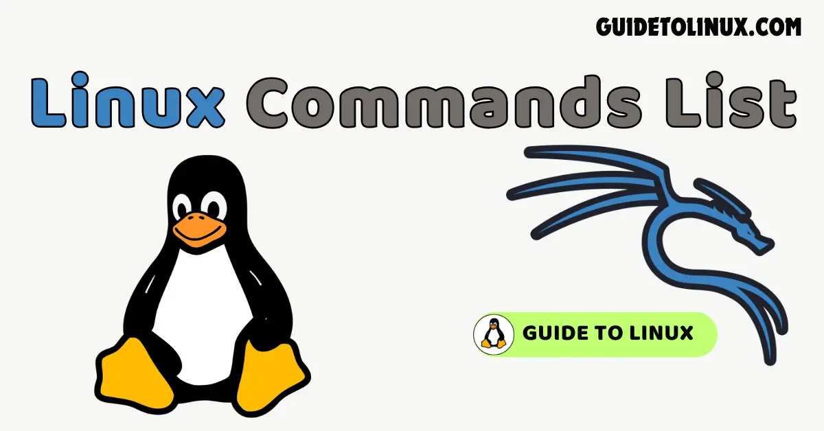 Linux Commands List