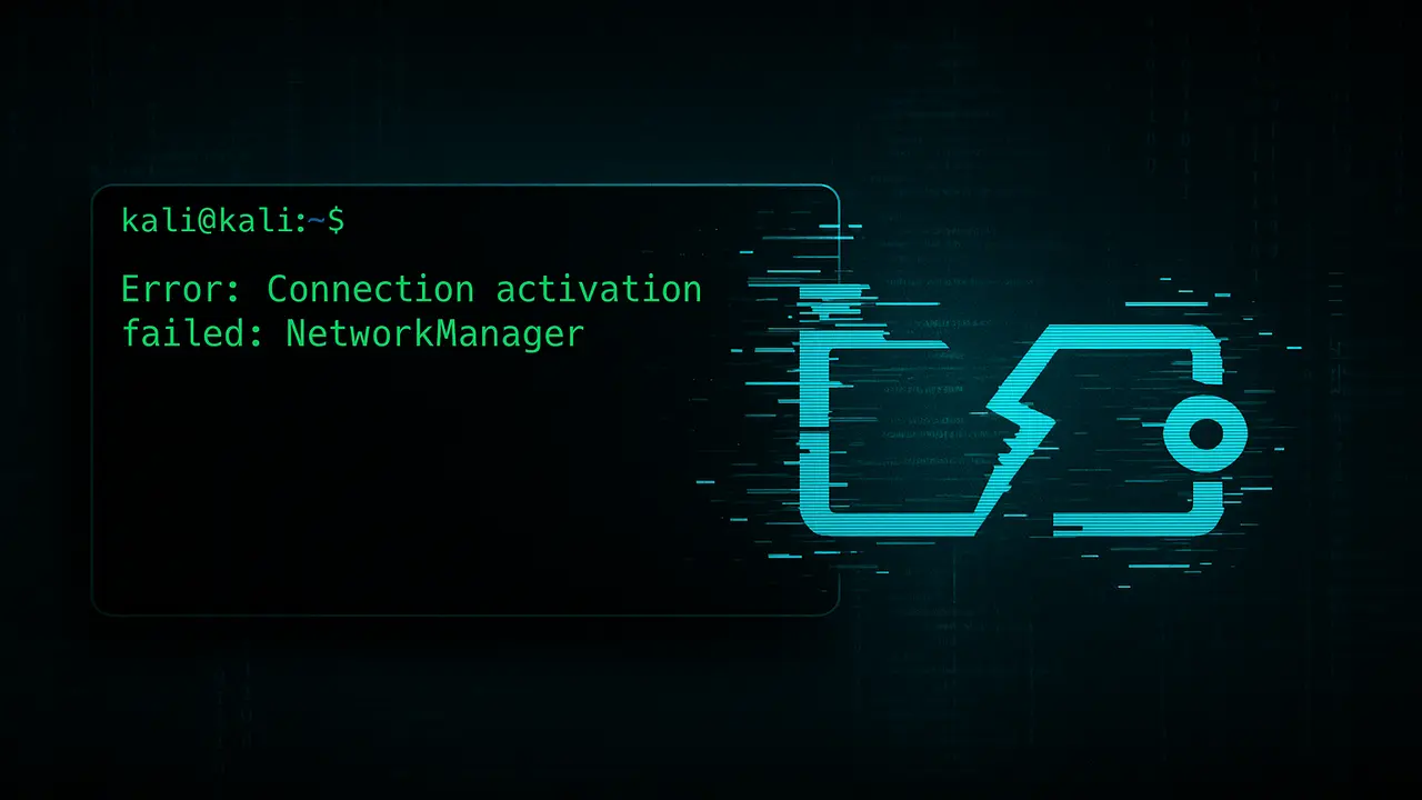 network manager is not running kali