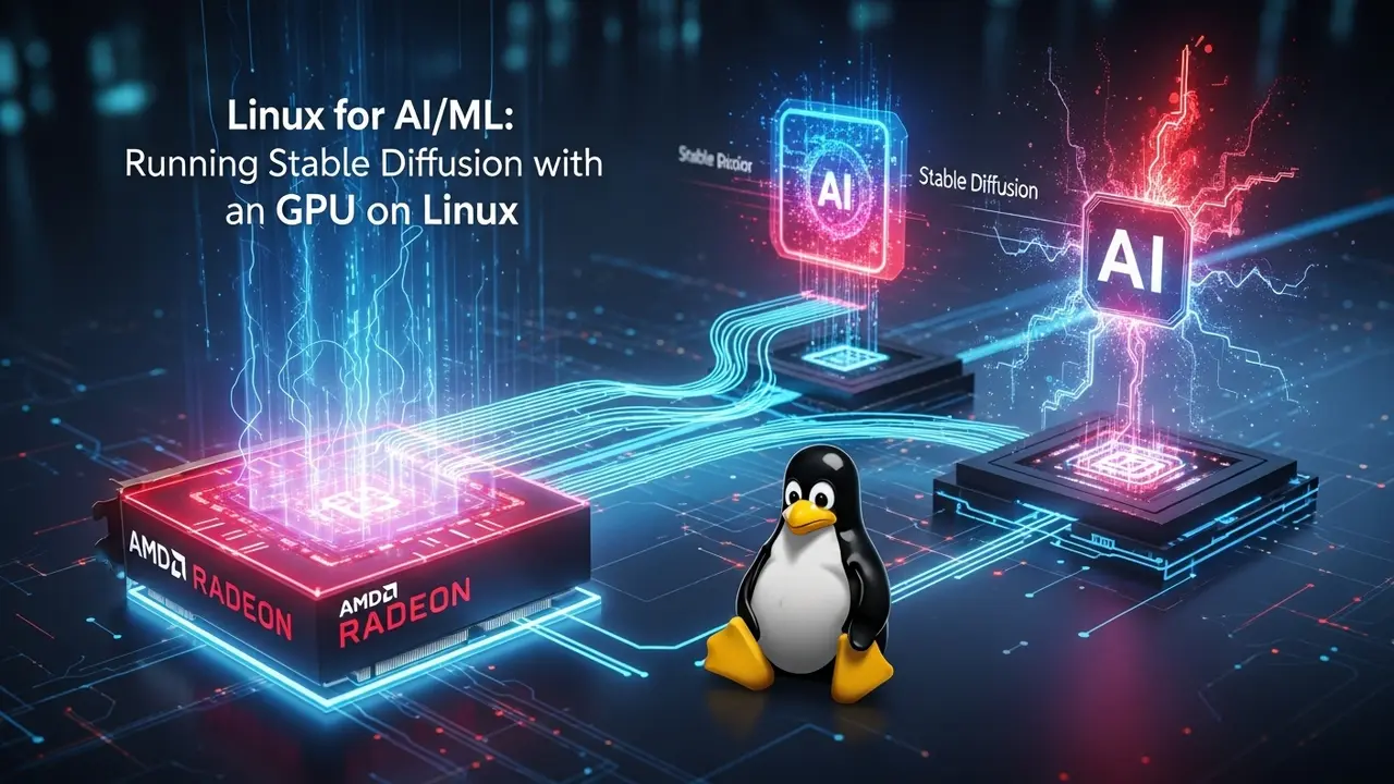 Linux for AIML Running Stable Diffusion with an AMD GPU on