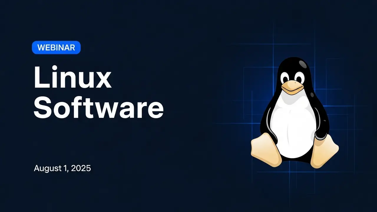 webinar linux software